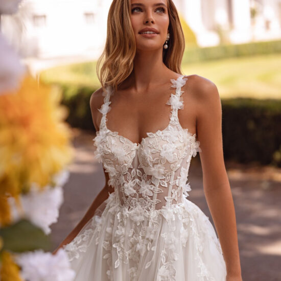 Anna Sposa Group Fleur of Love wedding dresses at Pickyglam Bridal in Appleton Wisconsin