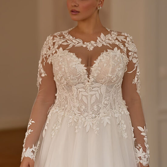 Luna Rosa plus size couture wedding gowns by Anna Sposa Group